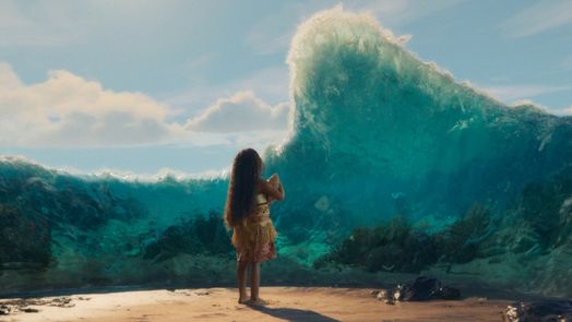 Film backdrop for Moana